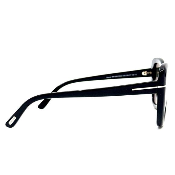 New, TOM FORD Maeve Sunglasses TF1008 01B Authentic - Picture 11 of 13